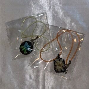 Colorful Glass Pendant Necklaces